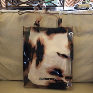 burberry clear bag